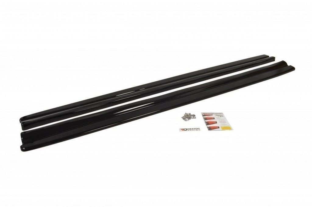 Maxton Design Street+ Seitenschweller Leisten passend für Peugeot 308 GTI Mk2 schwarz Hochglanz