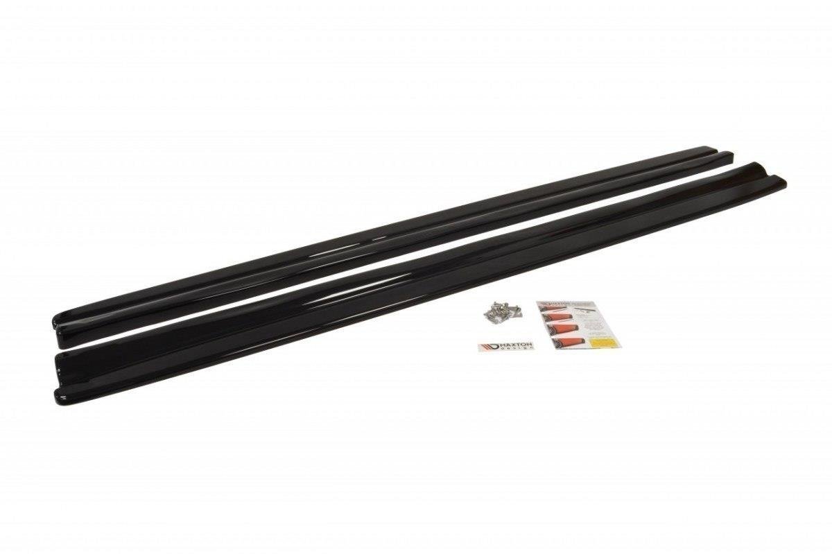 Maxton Design Street+ Seitenschweller Leisten passend für Peugeot 308 GTI Mk2 schwarz Hochglanz