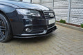 Maxton Design Front Diffuser V.2 Audi A4 Limousine / Avant B8 schwarz Hochglanz für Audi A4