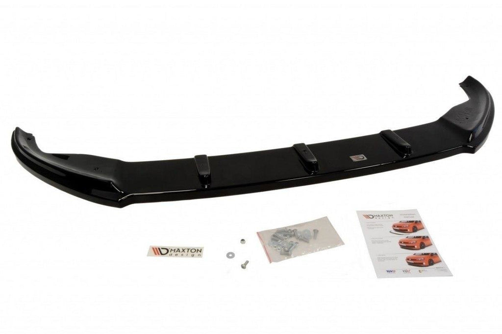 Maxton Design Street+ Spoilerlippe Front Ansatz passend für VW Golf Mk7 schwarz Hochglanz
