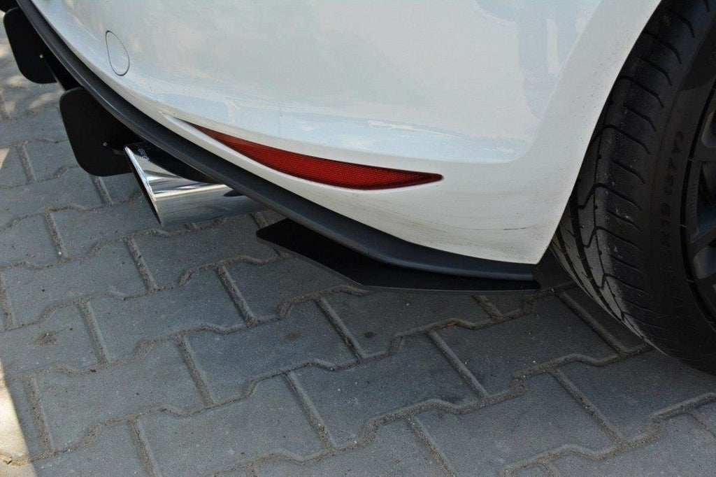 Maxton Design VW GOLF 7 GTI Diffusor Heck Ansatz passend für Heckschürze passend für & Heck Ansatz Flaps Diffusor passend für