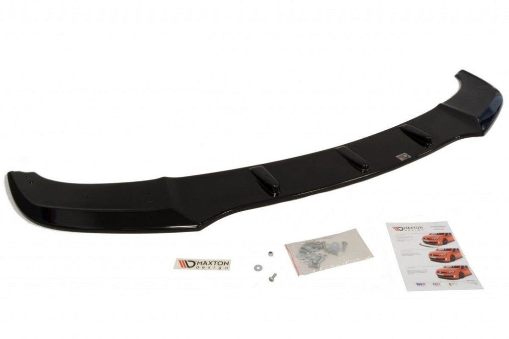 Maxton Design Street+ Spoilerlippe Front Ansatz V.1 passend für BMW 5er M-Paket F10/F11 schwarz Hochglanz