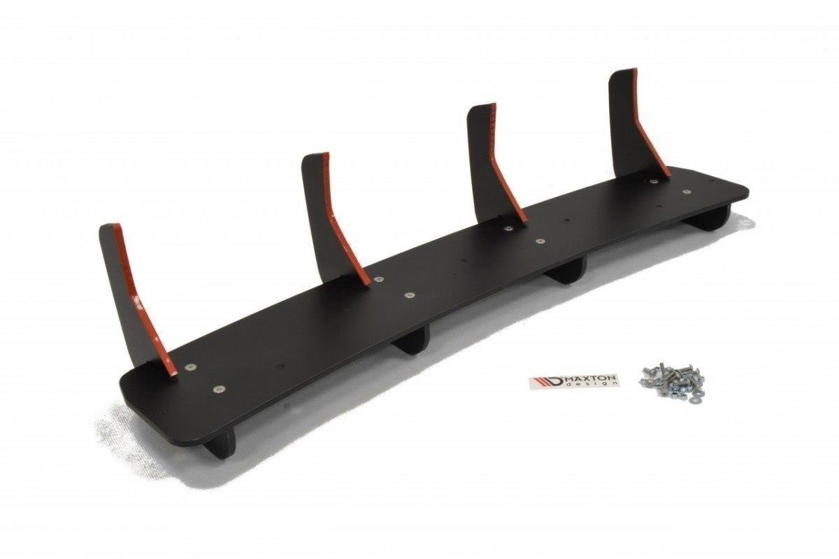 Maxton Design Diffusor Heck Ansatz passend für Heckschürze passend für & Heck Ansatz Flaps Diffusor passend für BMW 4er Coupe / Gran Coupe / Cabrio M-Paket F32 / F36 / F33