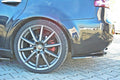 Maxton Design Heck Ansatz Flaps Diffusor passend für L + R Alfa Romeo 159 schwarz Hochglanz