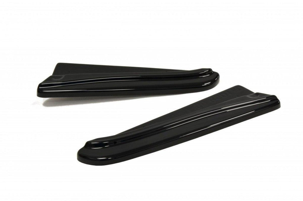 Maxton Design Heck Ansatz Flaps Diffusor passend für JAGUAR XF X250 SPORTBRAKE schwarz Hochglanz