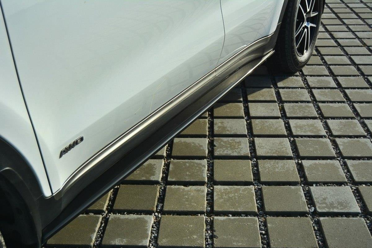 Maxton Design Seitenschweller Ansatz für KIA SPORTAGE mk4 GT-Line Carbon Look