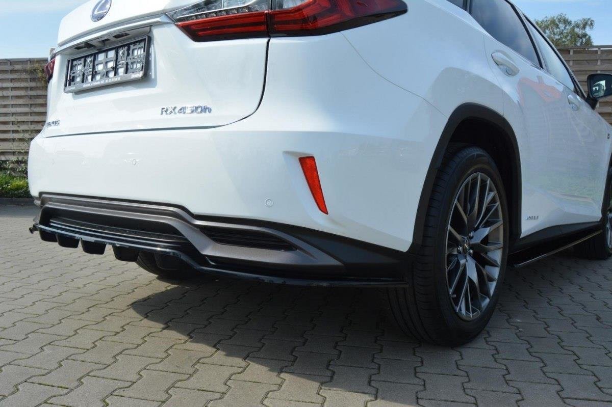 Maxton Design Heckansatz Lexus RX Mk4 H DTM LOOK schwarz Hochglanz für Lexus RX Mk4