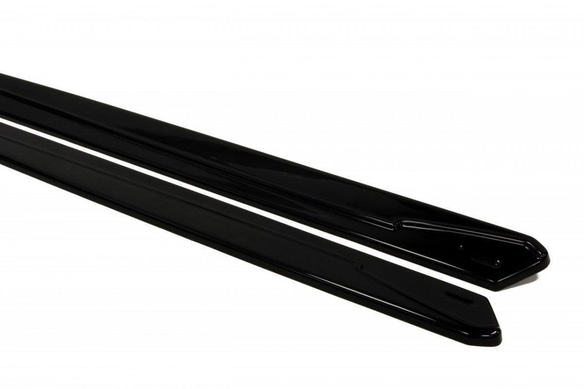 Maxton Design Street+ Seitenschweller Leisten passend für HONDA CIVIC IX TYPE R schwarz Hochglanz