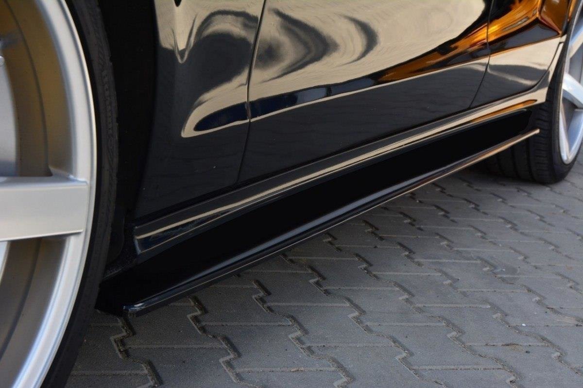 Maxton Design Street+ Seitenschweller Leisten passend für Mercedes-Benz CLS AMG-Line C218 schwarz Hochglanz