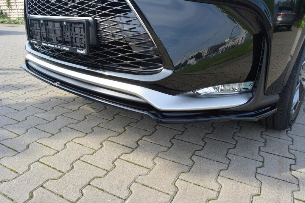 Maxton Design Front Ansatz V.1 für Lexus NX Mk1 F-Sport schwarz matt