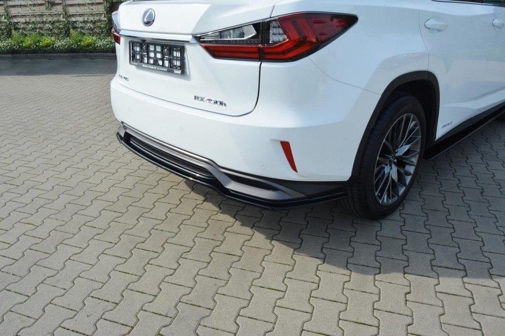 Maxton Design Heckansatz Lexus RX Mk4 H schwarz Hochglanz für Lexus RX Mk4