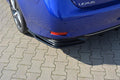 Maxton Design Heck Ansatz Flaps Diffusor passend für Lexus GS Mk4 Facelift H schwarz Hochglanz