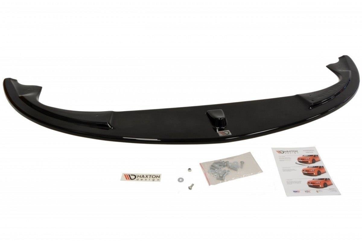 Maxton Design Street+ Spoilerlippe Front Ansatz passend für ALFA ROMEO 147 GTA schwarz Hochglanz