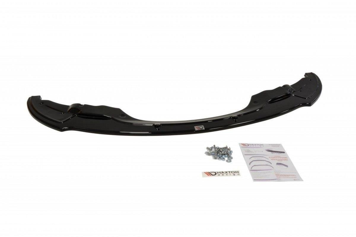 Maxton Design Street+ Spoilerlippe Front Ansatz passend für BMW 3er E92 M Paket vor Facelift schwarz Hochglanz