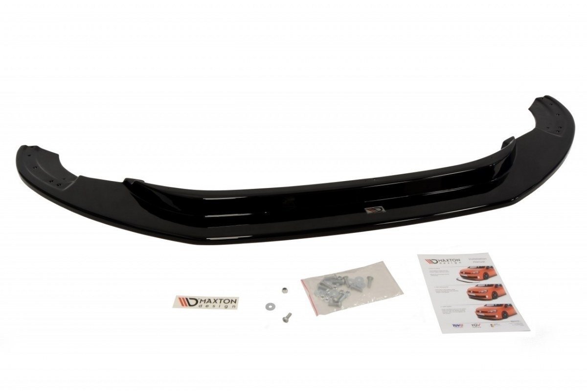 Maxton Design Street+ Spoilerlippe Front Ansatz passend für Audi R8 Mk.1 schwarz Hochglanz