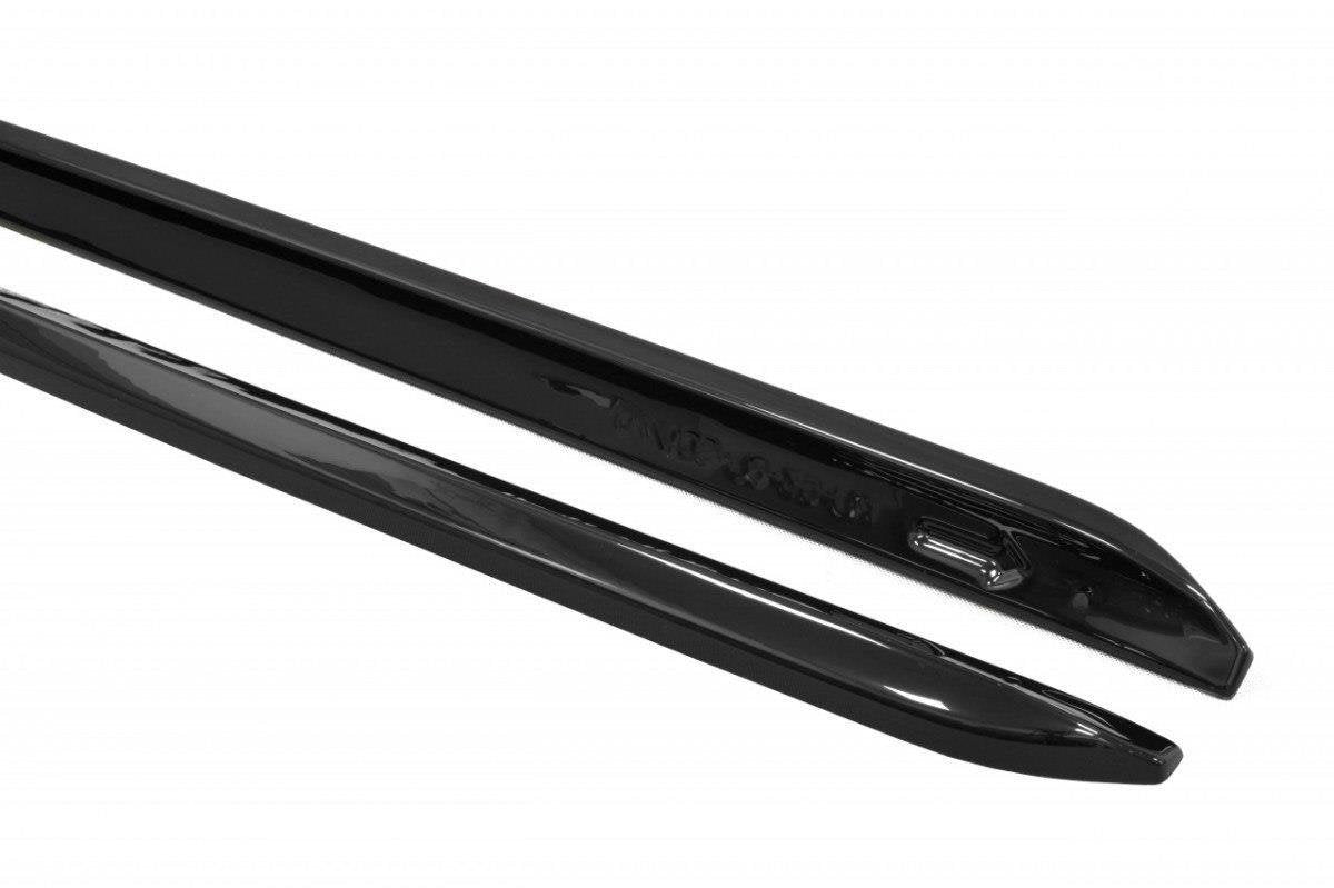 Maxton Design Street+ Seitenschweller Leisten passend für AUDI S3 8L schwarz Hochglanz