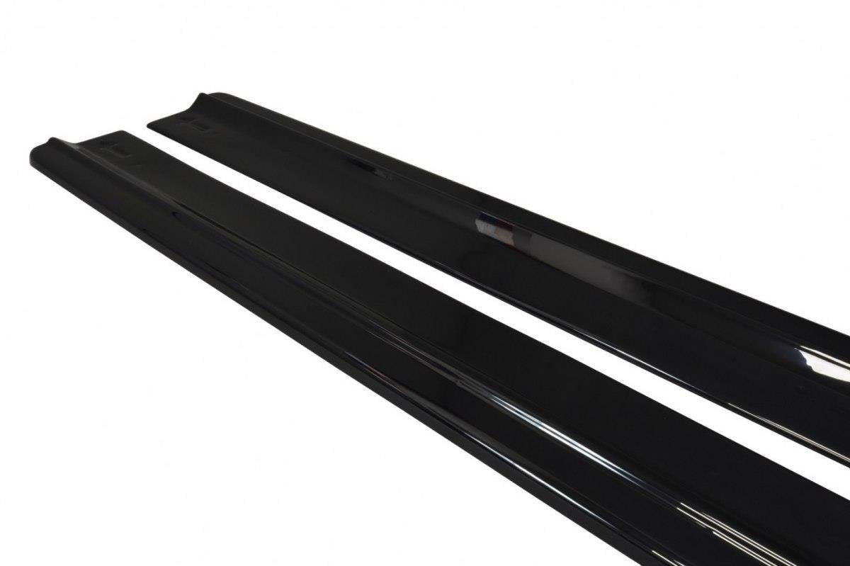 Maxton Design Seitenschweller Ansatz für Audi A8 D4 Carbon Look