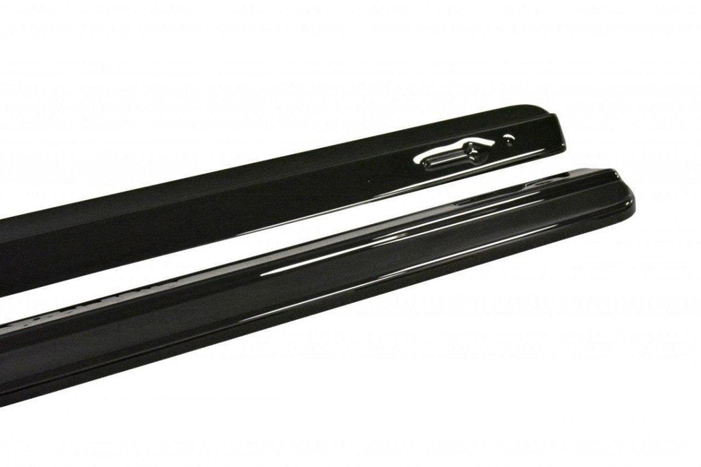 Maxton Design Street+ Seitenschweller Leisten passend für Volvo V50F R-Design schwarz Hochglanz