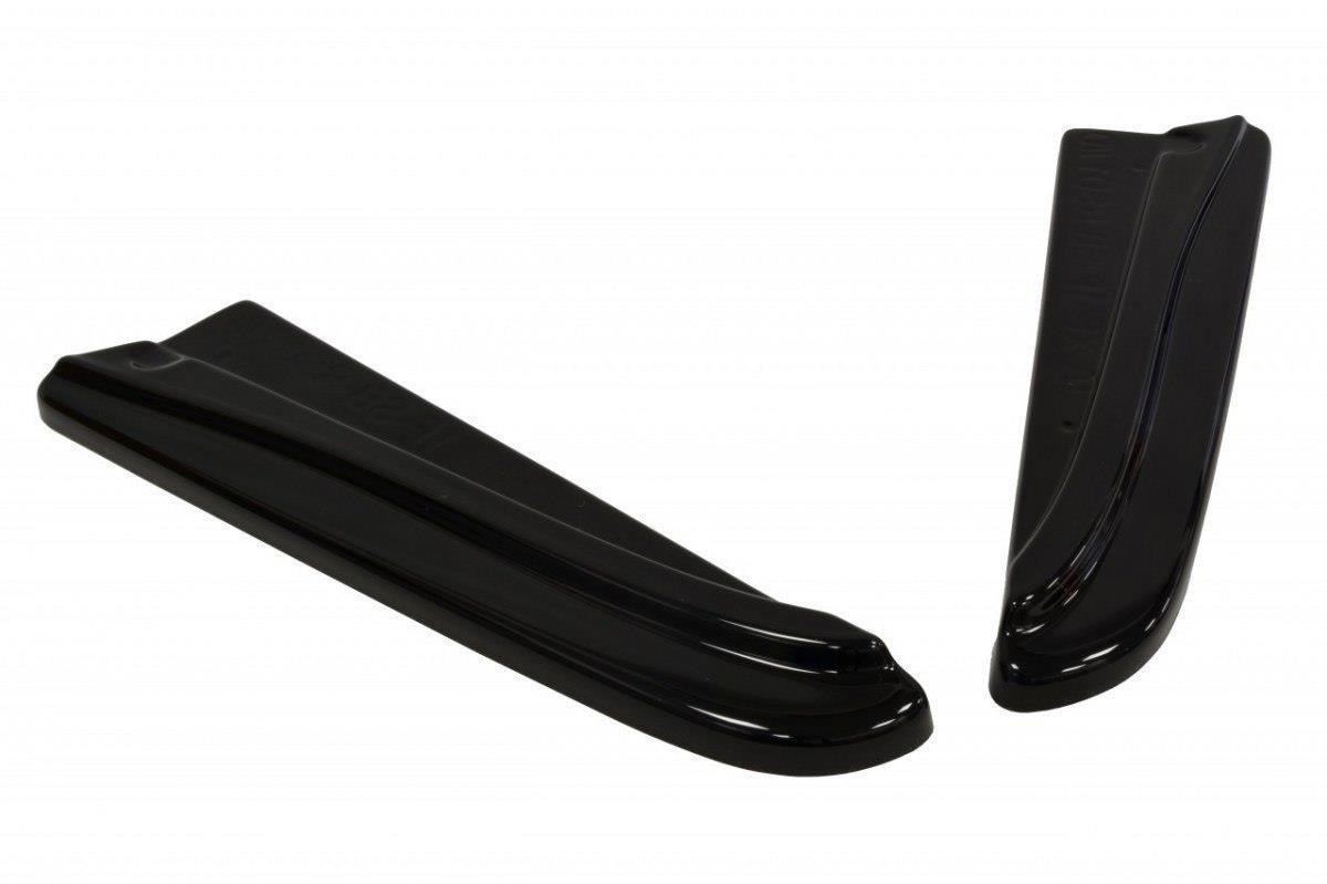 Maxton Design Heck Ansatz Flaps Diffusor passend für JAGUAR XF X250 SPORTBRAKE schwarz Hochglanz
