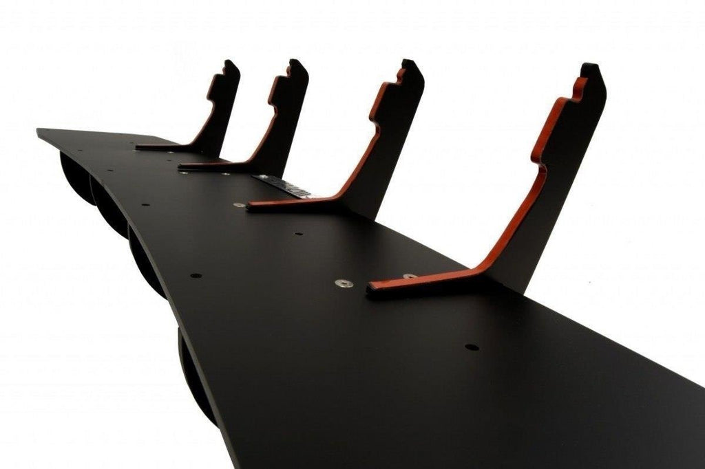 Maxton Design Heckschürze passend für & Heck Ansatz Flaps Diffusor passend für Audi S6 C7 FL