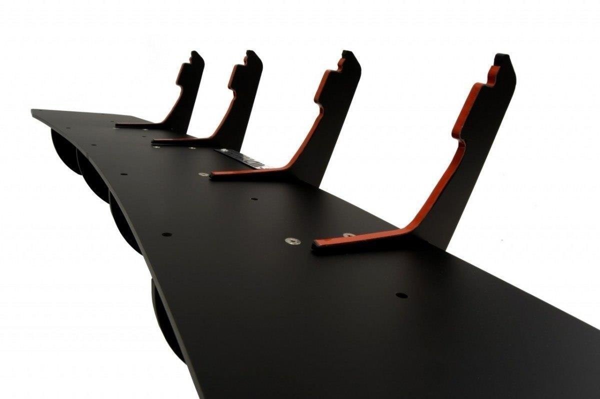 Maxton Design Heckschürze passend für & Heck Ansatz Flaps Diffusor passend für Audi S6 C7 FL