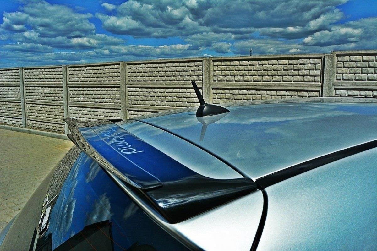 Maxton Design Spoiler CAP passend für BMW 1er E87 M-Performance schwarz Hochglanz