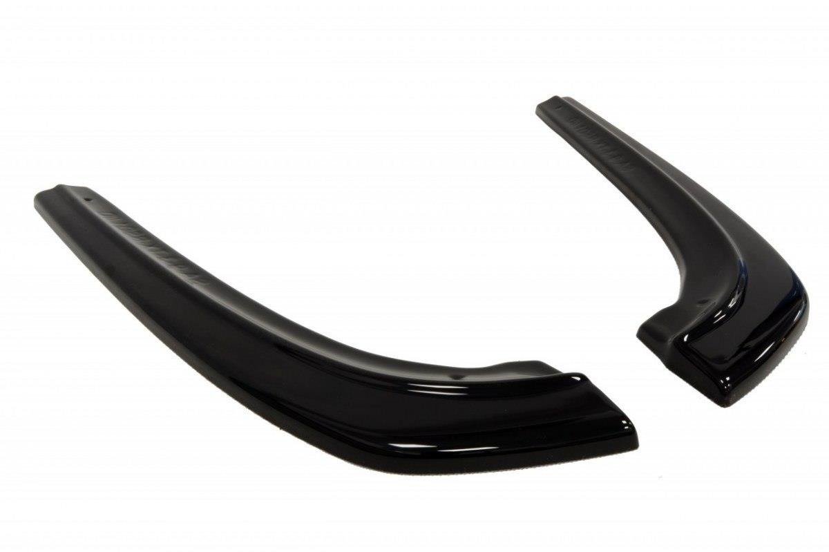 Maxton Design Heck Ansatz Flaps Diffusor passend für Audi A8 W12 D3 schwarz Hochglanz