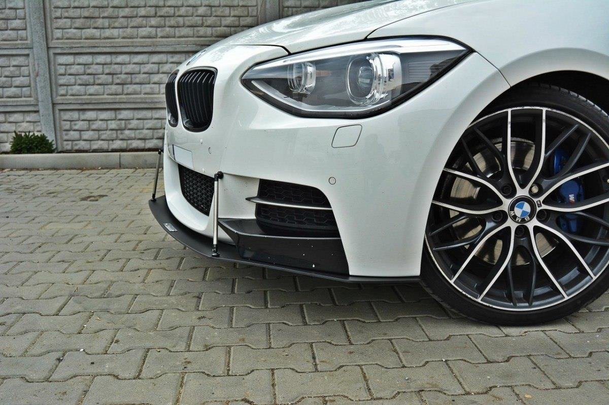Maxton Design Racing Street+ Spoilerlippe Front Ansatz passend für BMW 1er F20/F21 M-Power (vor Facelift)