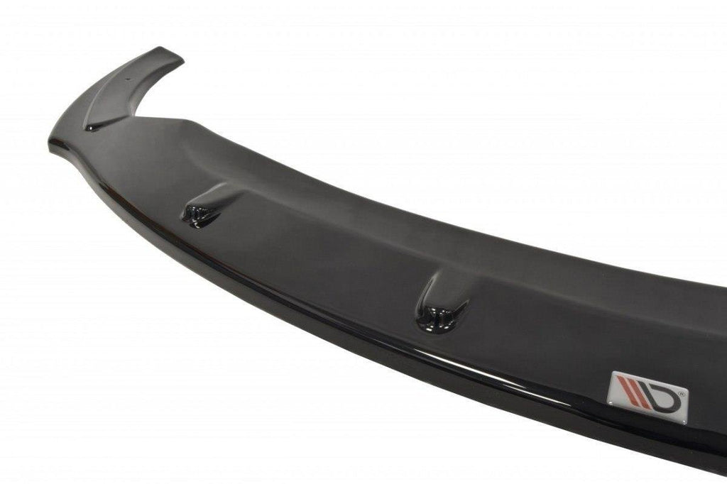 Maxton Design Street+ Spoilerlippe Front Ansatz passend für SEAT IBIZA 4 SPORTCOUPE (vor Facelift) schwarz Hochglanz