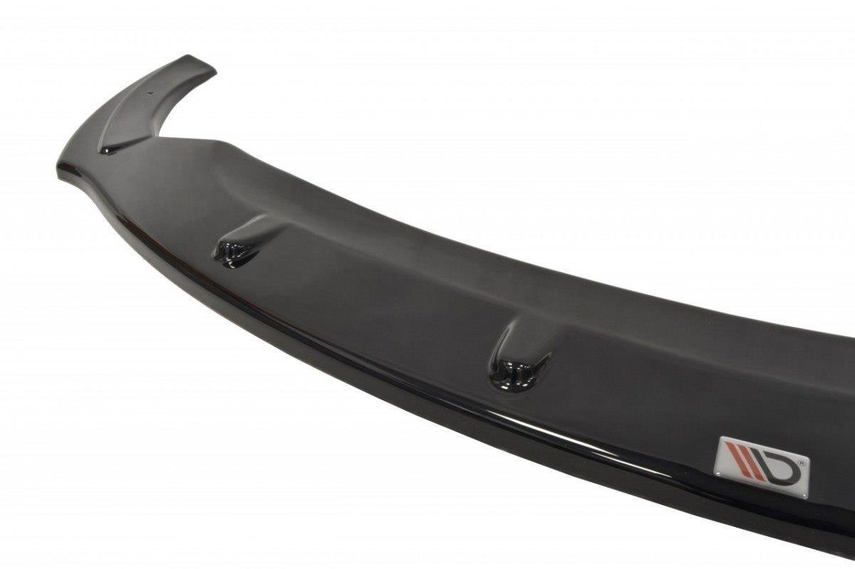 Maxton Design Street+ Spoilerlippe Front Ansatz passend für SEAT IBIZA 4 SPORTCOUPE (vor Facelift) schwarz Hochglanz