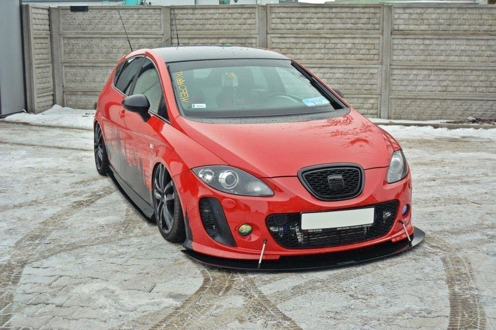 Maxton Design Racing Seitenschweller Ansatz SEAT LEON MK2 MS DESIGN für Seat Leon Mk2