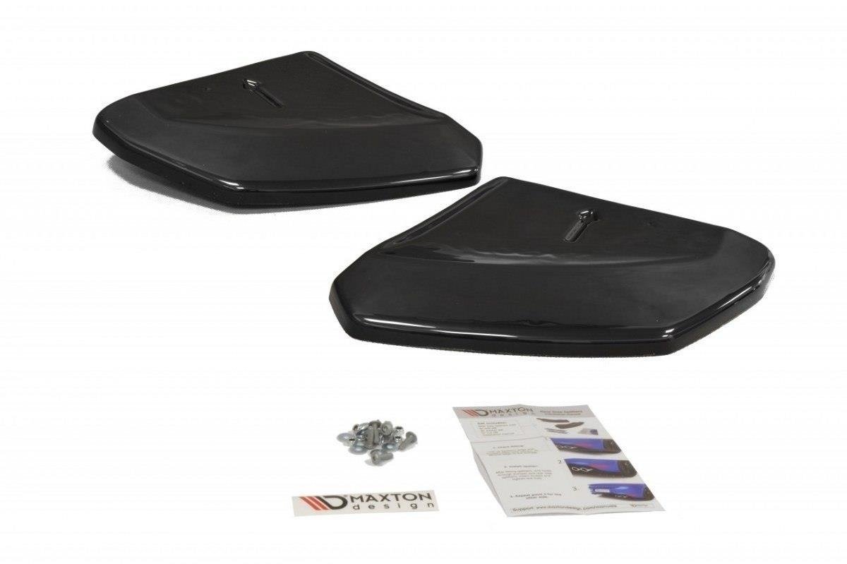 Maxton Design Heck Ansatz Flaps Diffusor passend für Audi R8 Mk.2 schwarz Hochglanz