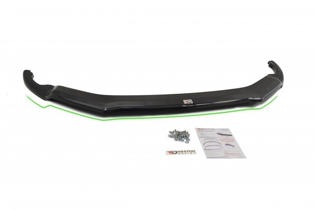 Maxton Design Street+ Spoilerlippe Front Ansatz V.3 passend für Audi R8 Mk.2 schwarz Hochglanz