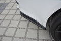 Maxton Design Heck Ansatz Flaps Diffusor passend für Lexus IS F-Sport Mk2 (XE20) Facelift schwarz Hochglanz