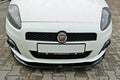 Maxton Design Street+ Spoilerlippe Front Ansatz V.2 passend für FIAT GRANDE PUNTO ABARTH schwarz Hochglanz