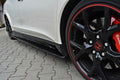 Maxton Design Street+ Seitenschweller Leisten passend für HONDA CIVIC IX TYPE R schwarz Hochglanz