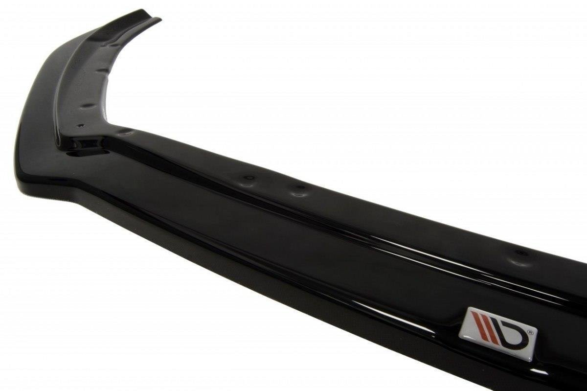 Maxton Design Street+ Spoilerlippe Front Ansatz V.4 passend für Ford Focus RS Mk3 schwarz Hochglanz