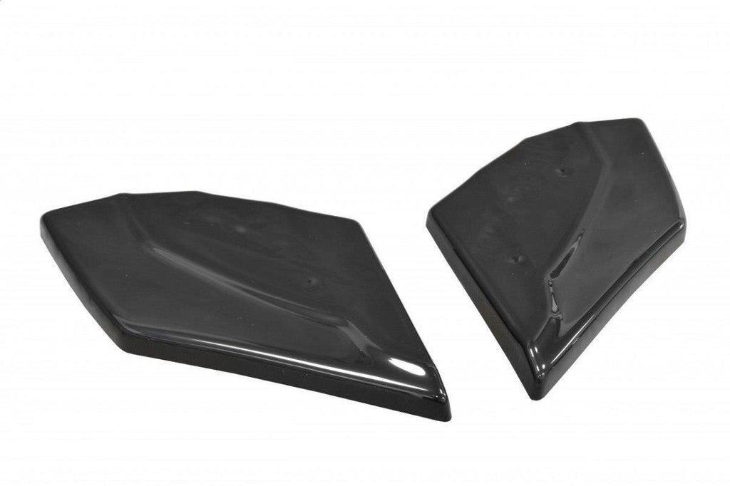 Maxton Design Heck Ansatz Flaps Diffusor passend für SEAT LEON III CUPRA / FR schwarz Hochglanz