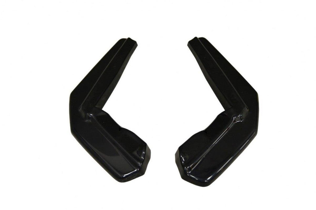 Maxton Design Heck Ansatz Flaps Diffusor passend für Lexus RX Mk4 T schwarz Hochglanz