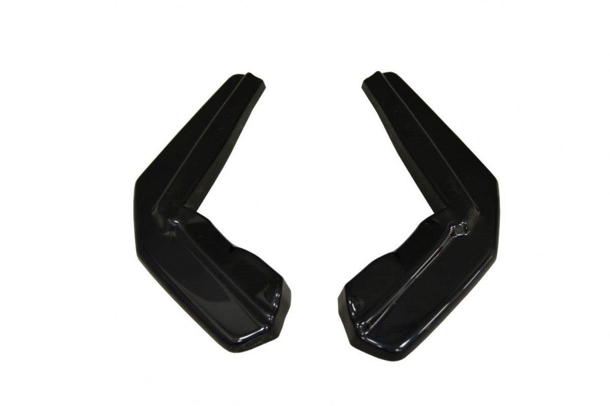 Maxton Design Heck Ansatz Flaps Diffusor passend für Lexus RX Mk4 T schwarz Hochglanz