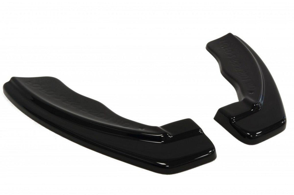 Maxton Design Heck Ansatz Flaps Diffusor passend für Ford Focus RS Mk2 schwarz Hochglanz