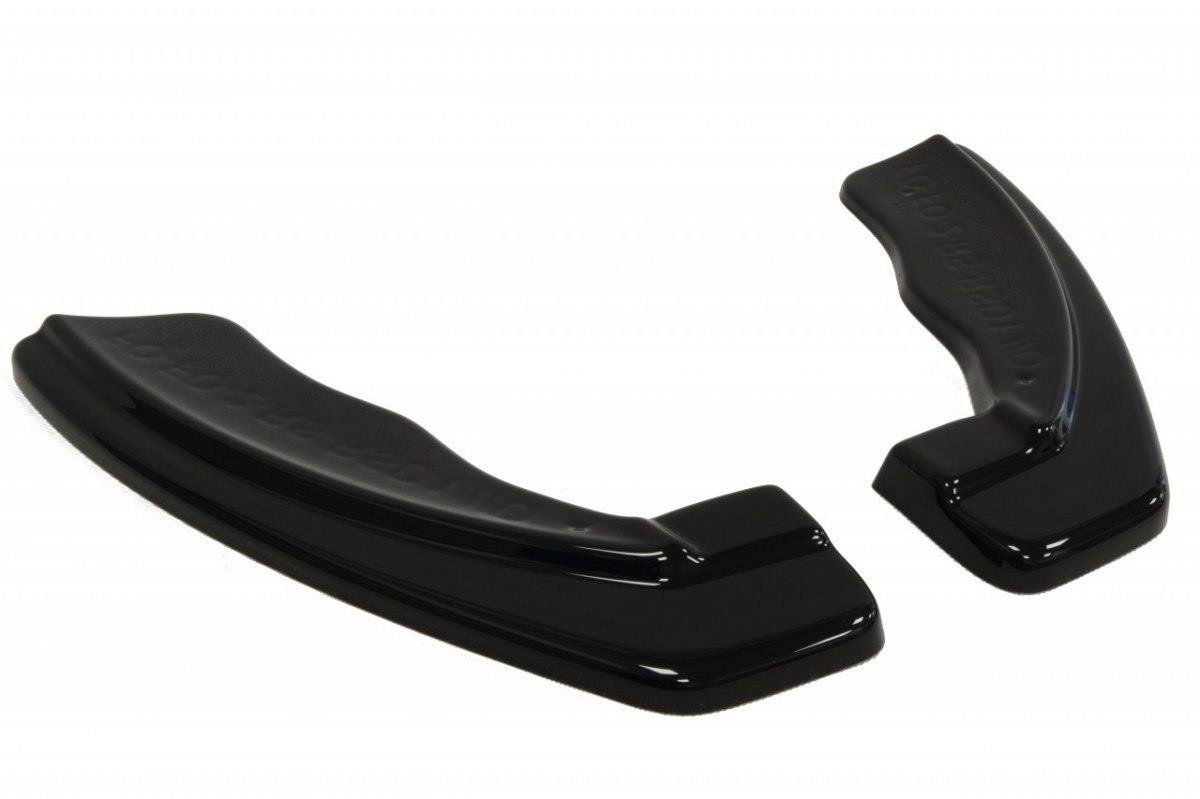 Maxton Design Heck Ansatz Flaps Diffusor passend für Ford Focus RS Mk2 schwarz Hochglanz