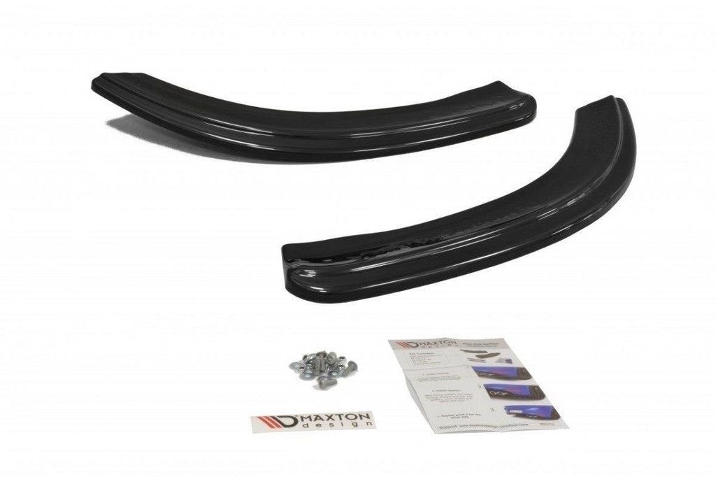 Maxton Design Heck Ansatz Flaps Diffusor für FORD FOCUS 3 ST Facelift schwarz matt