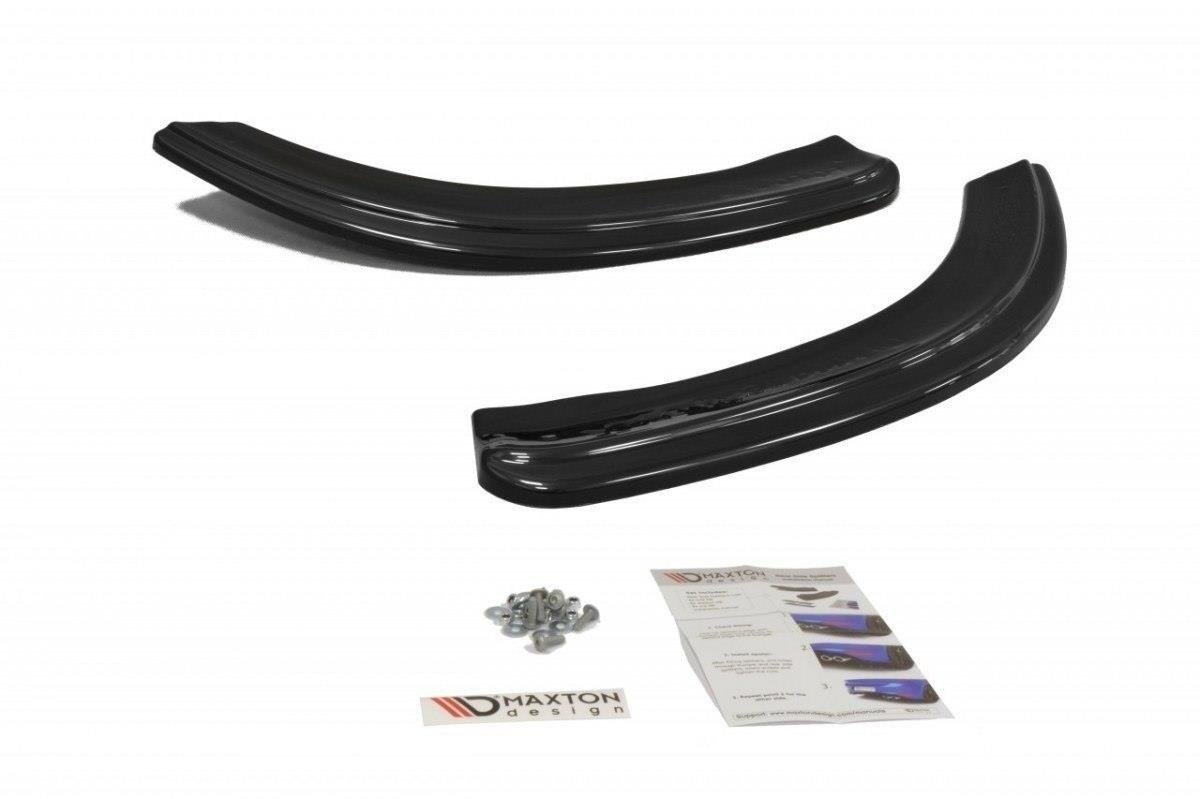 Maxton Design Heck Ansatz Flaps Diffusor für FORD FOCUS 3 ST Facelift schwarz matt