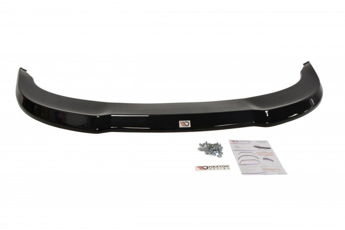 Maxton Design Street+ Spoilerlippe Front Ansatz passend für Audi A6 S-Line C6 schwarz Hochglanz