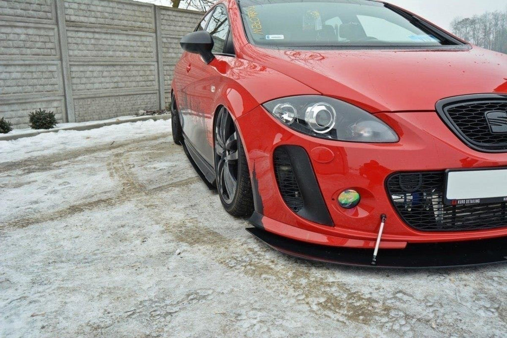 Maxton Design Racing Seitenschweller Ansatz SEAT LEON MK2 MS DESIGN für Seat Leon Mk2