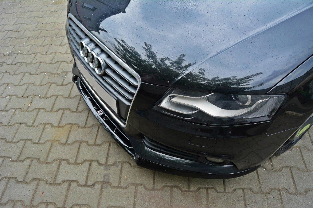 Maxton Design Front Diffuser V.1 Audi A4 Limousine / Avant B8 schwarz Hochglanz für Audi A4