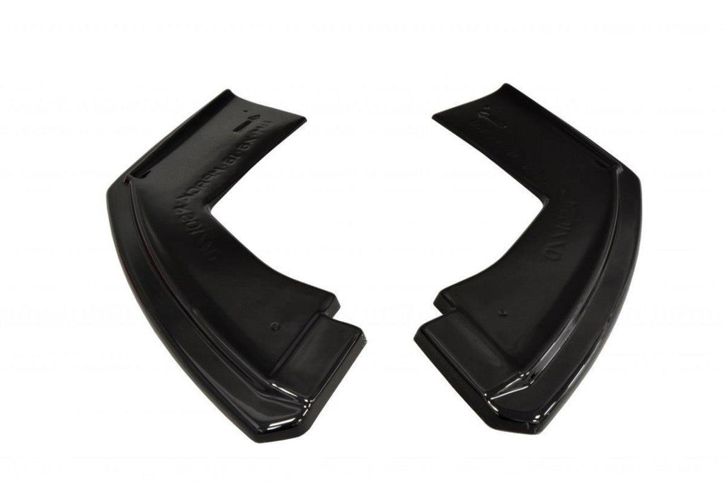 Maxton Design Heck Ansatz Flaps Diffusor passend für BMW X6 F16 M Paket schwarz Hochglanz