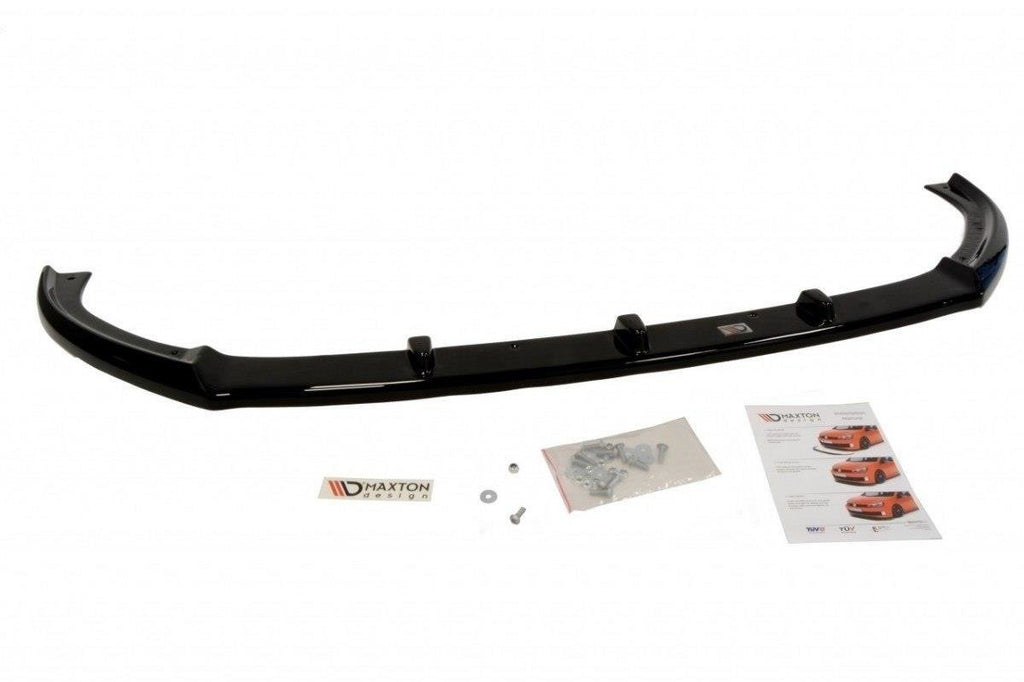 Maxton Design Street+ Spoilerlippe Front Ansatz passend für VW Golf Mk7 For Sport Pack schwarz Hochglanz