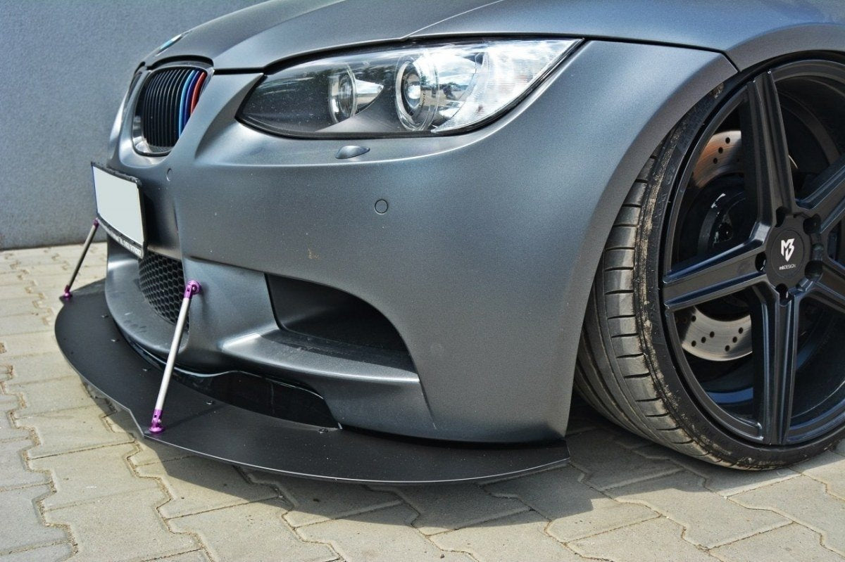 Maxton Design Racing Street+ Spoilerlippe Front Ansatz passend für BMW M3 E92 / E93 (vor Facelift)